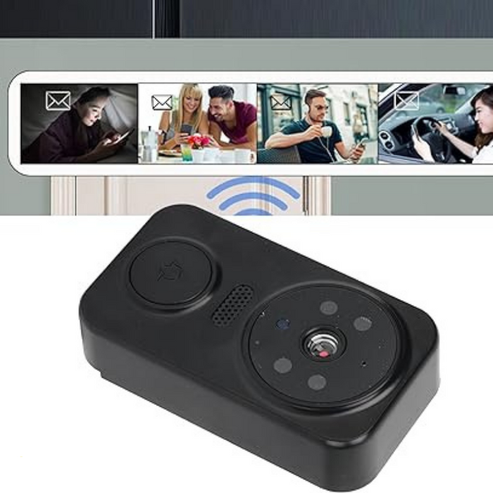 Noctiq Slimme Deurbel met Camera – WiFi Videodeurbel Zwart