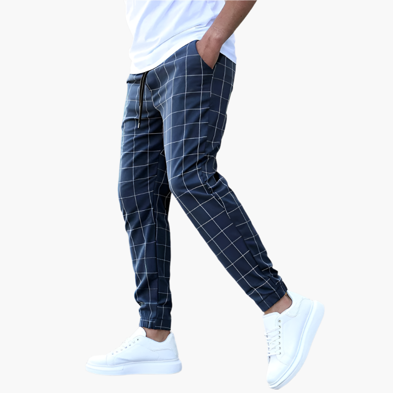 Gestreepte Joggingbroek voor Mannen – Comfort en Urban Stijl