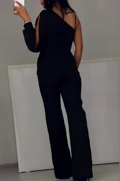 Elegante Jumpsuit met Wijde Pijpen - Modern Design