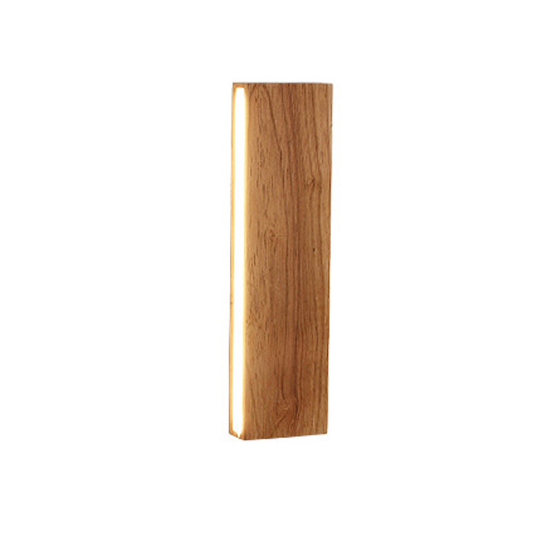 Wandlamp met Houtlook – OakBeam LED Verlichting voor Slaapkamer of Woonruimte