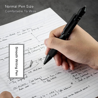 Multifunctionele Aluminium Tactische Pen – 3-in-1 Schrijfinstrument
