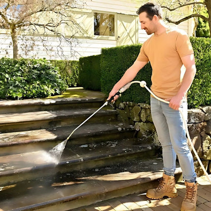 Verstelbare Tuinslang Spuitpistool - Krachtige Waterstraal voor Buitenreiniging