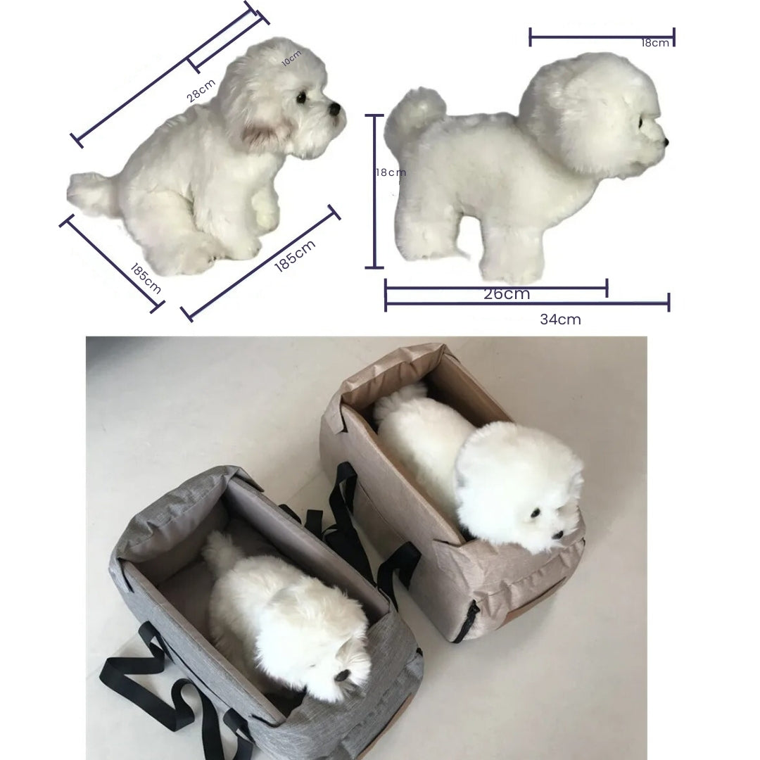SafePaws Huisdieren Autostoel met Armleuning – Veilig en Comfortabel Reizen voor Hond en Kat