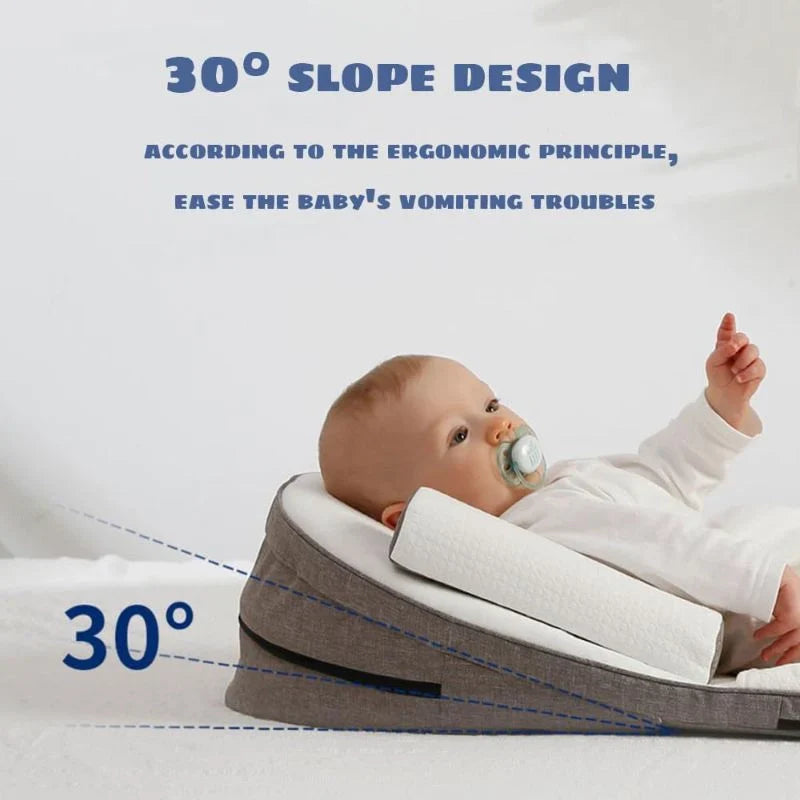 CozySlope Baby Wigkussen voor Anti-Reflux en Zijslapen