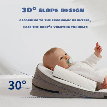 CozySlope Baby Wigkussen voor Anti-Reflux en Zijslapen