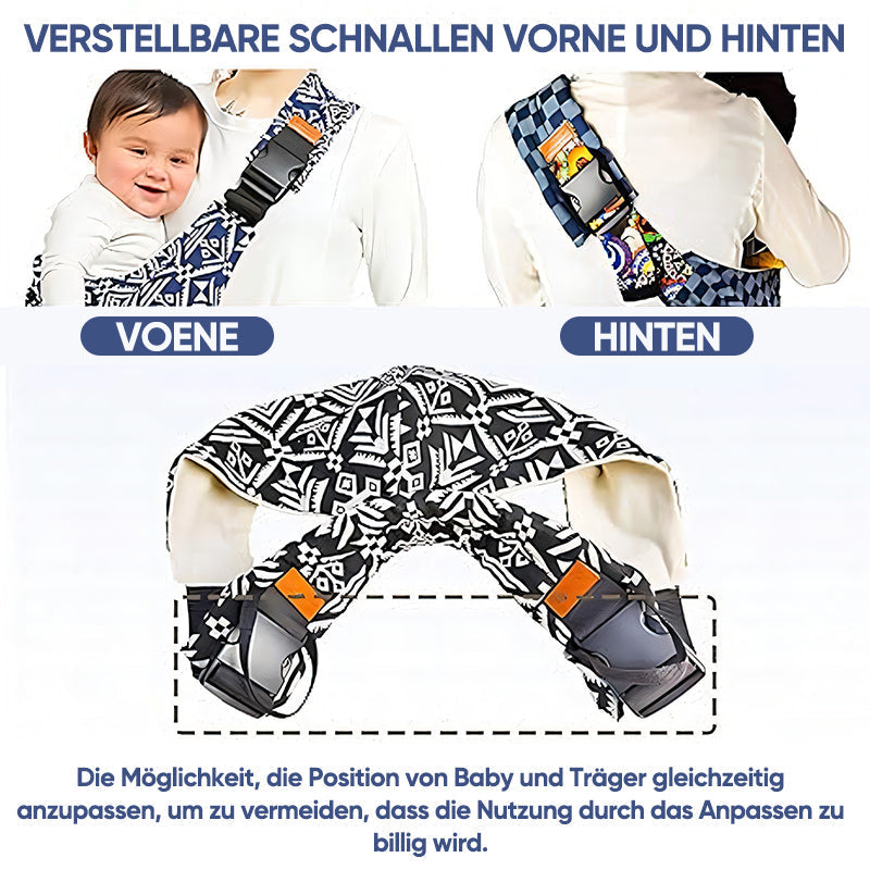 Ergonomische Baby- en Peuter Draagzak met Heupsteun – Verstelbaar en Compact
