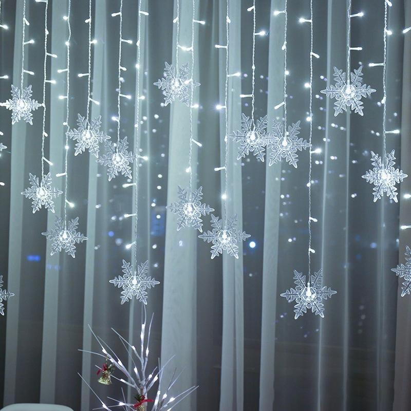 SneeuwLicht LED Gordijnverlichting – Decoratief en Herbruikbaar