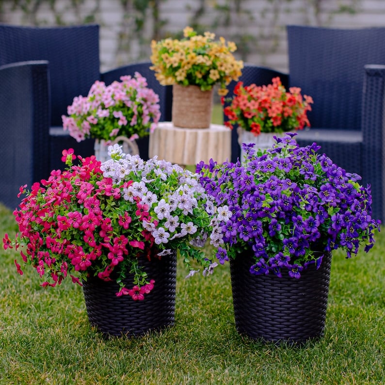 UV-Bestendig Kunstbloemen Set voor Binnen en Buiten | 120-480 Stuks