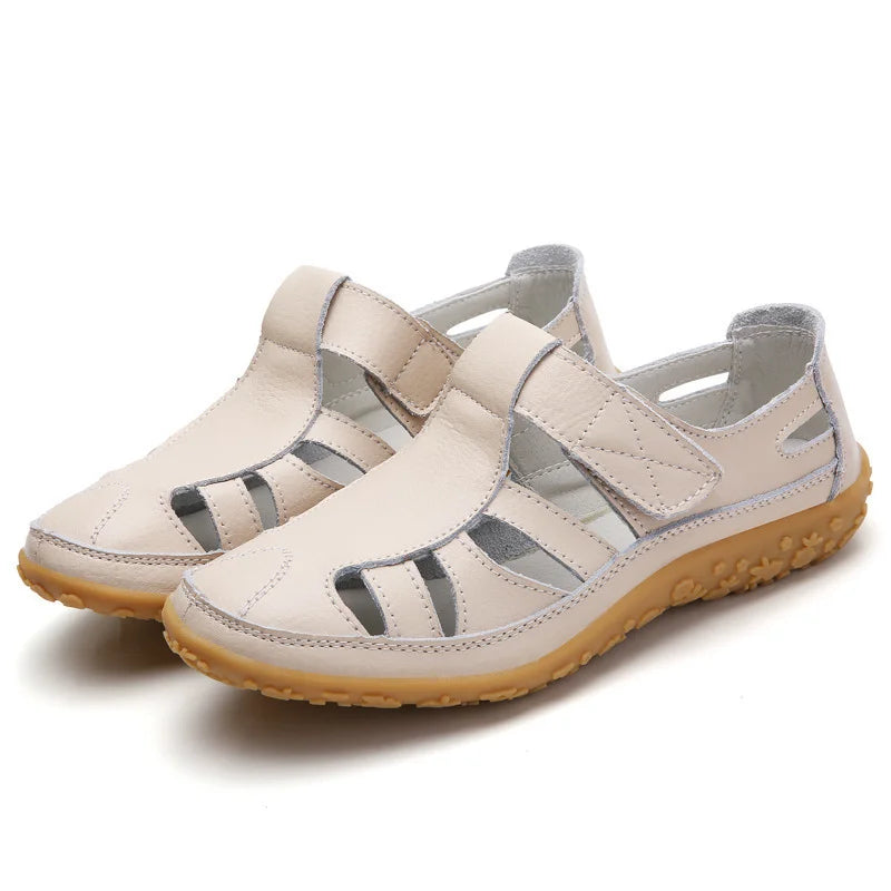 Comfortiva – Veterloze Platte Schoenen met Antislipzool