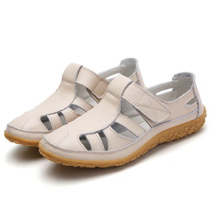 Comfortiva – Veterloze Platte Schoenen met Antislipzool