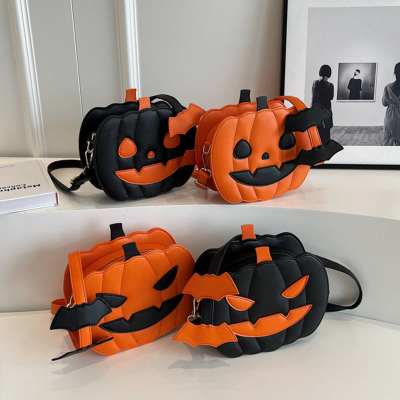 Halloween Messenger Bag – Minimalistische Schoudertas in Effen Kleuren