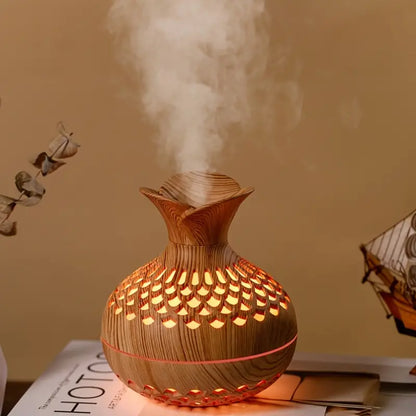 Bloem Aroma Vernevelaar - Moderne Diffuser met Nachtlampje