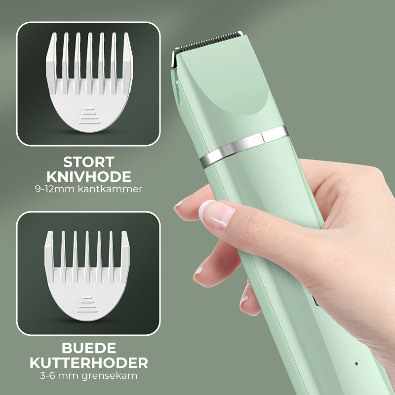 VachtTrim 4-in-1 Draadloze Huisdiertrimmer voor Honden en Katten