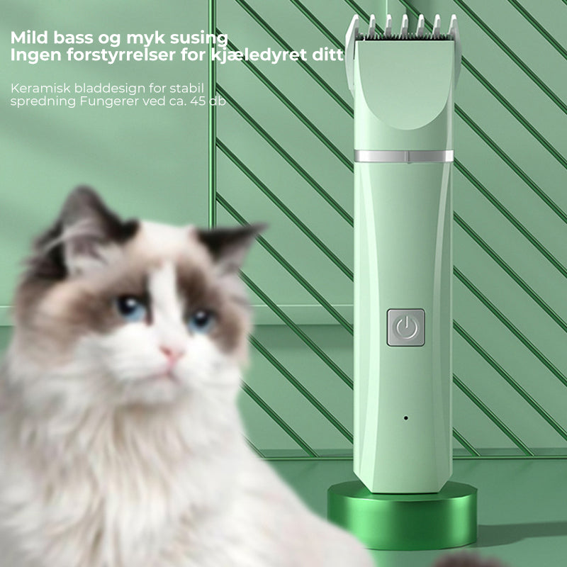 VachtTrim 4-in-1 Draadloze Huisdiertrimmer voor Honden en Katten