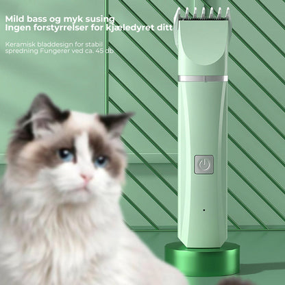VachtTrim 4-in-1 Draadloze Huisdiertrimmer voor Honden en Katten