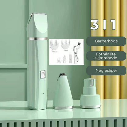 VachtTrim 4-in-1 Draadloze Huisdiertrimmer voor Honden en Katten