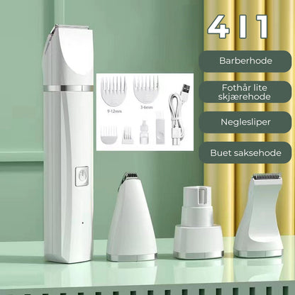 VachtTrim 4-in-1 Draadloze Huisdiertrimmer voor Honden en Katten