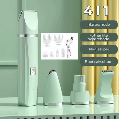 VachtTrim 4-in-1 Draadloze Huisdiertrimmer voor Honden en Katten