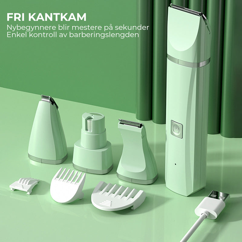 VachtTrim 4-in-1 Draadloze Huisdiertrimmer voor Honden en Katten