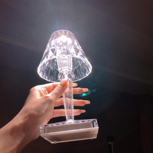 KristalGlow Touchlamp – Elegante Tafellamp met Touch Sensor en USB