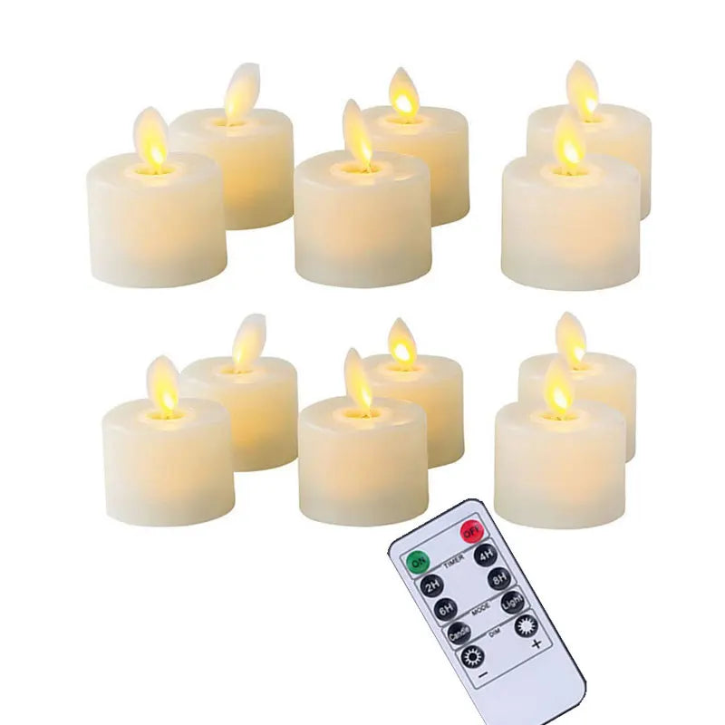 GlowVlam LED Theelicht – Realistische Vlamloze Kaars voor Sfeervolle Verlichting