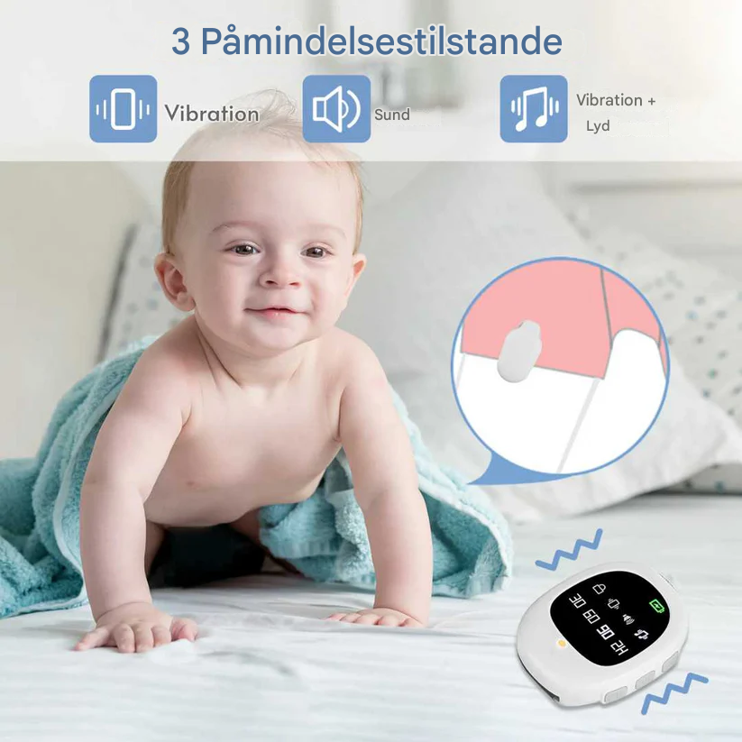 Draadloos Bedplassenalarm met Trilsignaal & Timerfunctie – USB Oplaadbaar