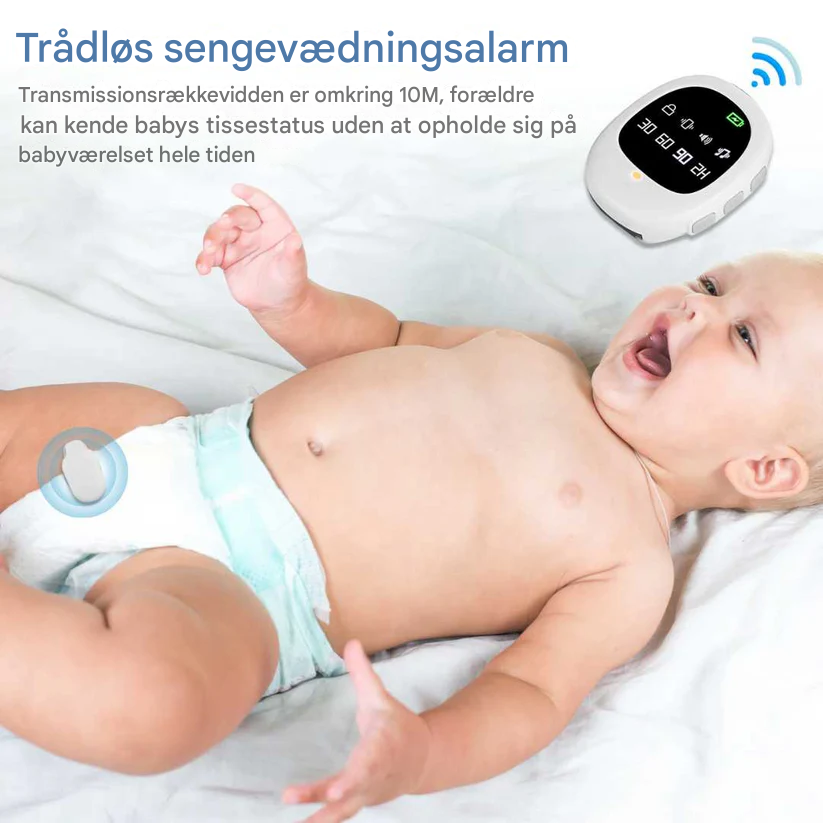Draadloos Bedplassenalarm met Trilsignaal & Timerfunctie – USB Oplaadbaar