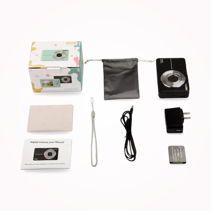 Retrosnap Vintage Digitale Camera – 1080p Video & Hoge Resolutie Foto's – Compact & Lichtgewicht – Retro Ontwerp