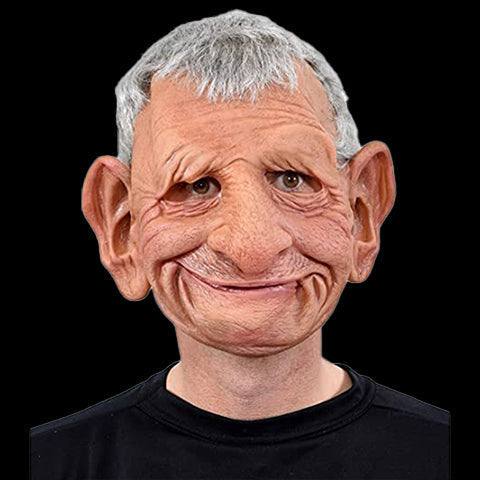 Hyperrealistisch Siliconenmasker van een Oude Man