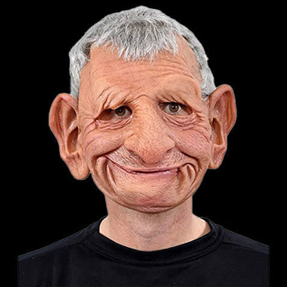 Hyperrealistisch Siliconenmasker van een Oude Man