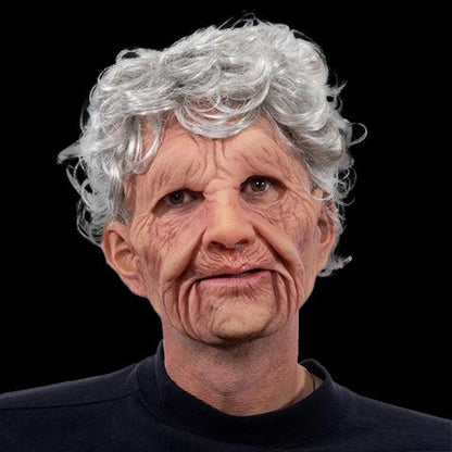 Hyperrealistisch Siliconenmasker van een Oude Man