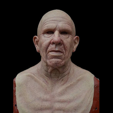 Hyperrealistisch Siliconenmasker van een Oude Man