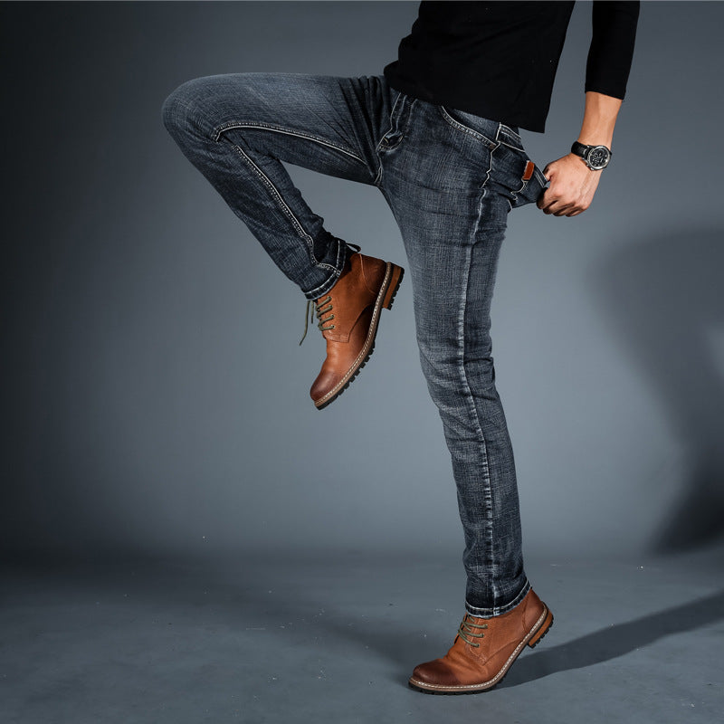 Slanke Stretch Jeans voor Heren met Comfortabele Pasvorm