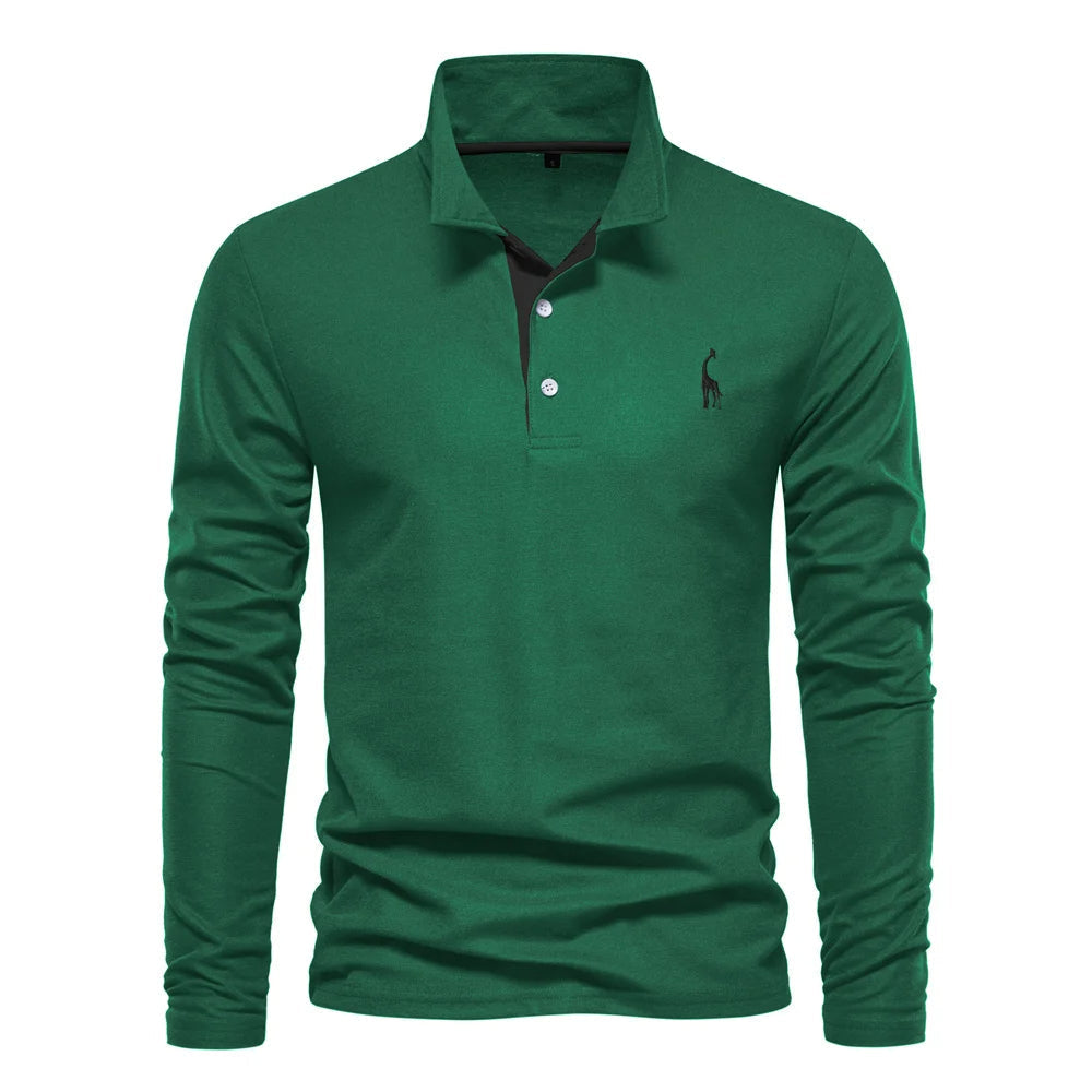 Klassiek Heren Polo Shirt met Knoopsluiting - Casual en Elegant