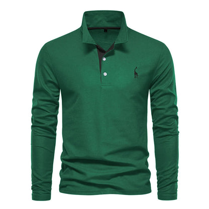 Klassiek Heren Polo Shirt met Knoopsluiting - Casual en Elegant