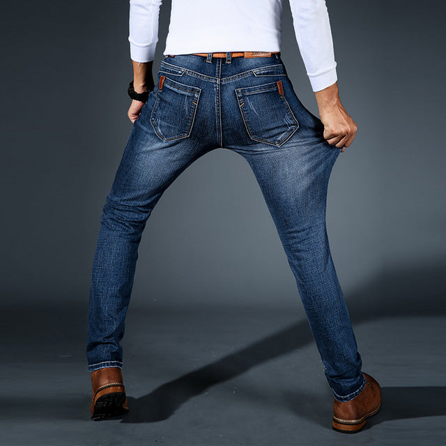 Slanke Stretch Jeans voor Heren met Comfortabele Pasvorm