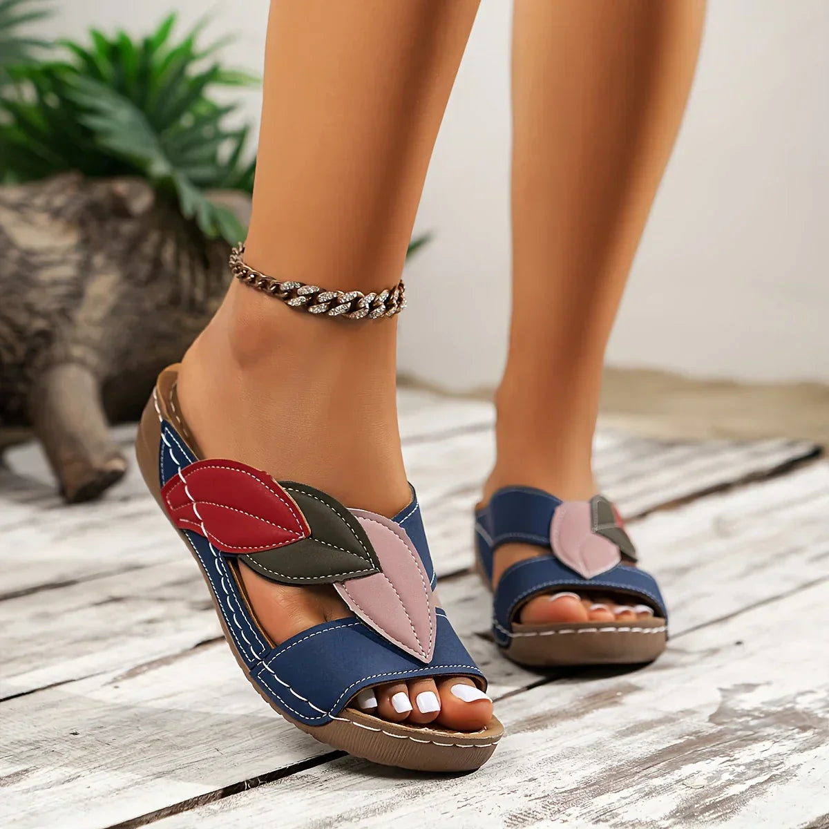 ZachteZool Instap Sandalen – Comfortabele ondersteuning voor vermoeide voeten