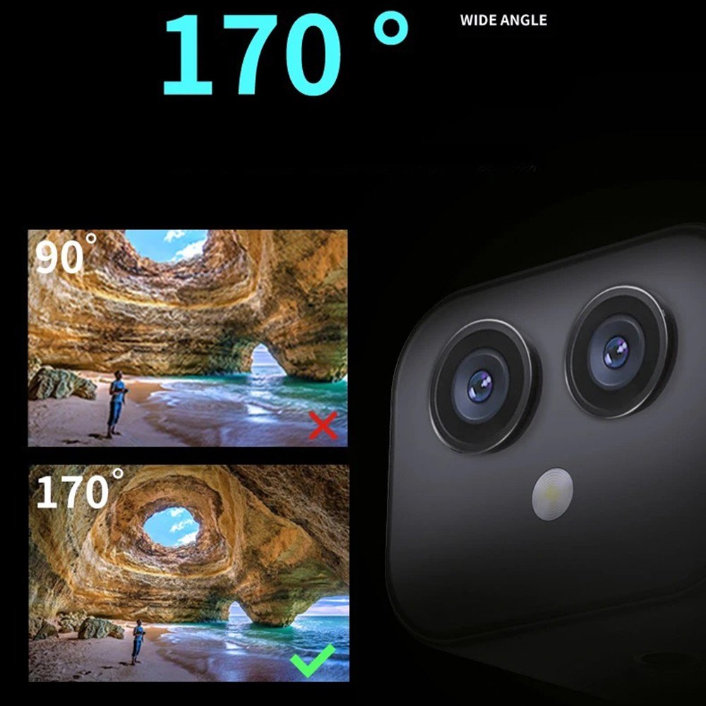 Draadloze 4K Beveiligingscamera met 170° Groothoek & Intercom