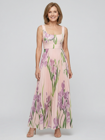 BloesemLuxe Maxi Jurk Met Bloemenprint