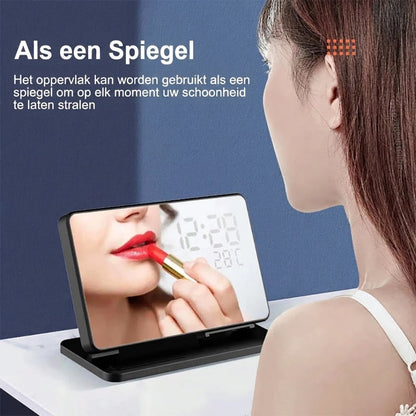 Apple-apparaten Draadloos Laadstation met Wekker - 3-in-1 Oplader