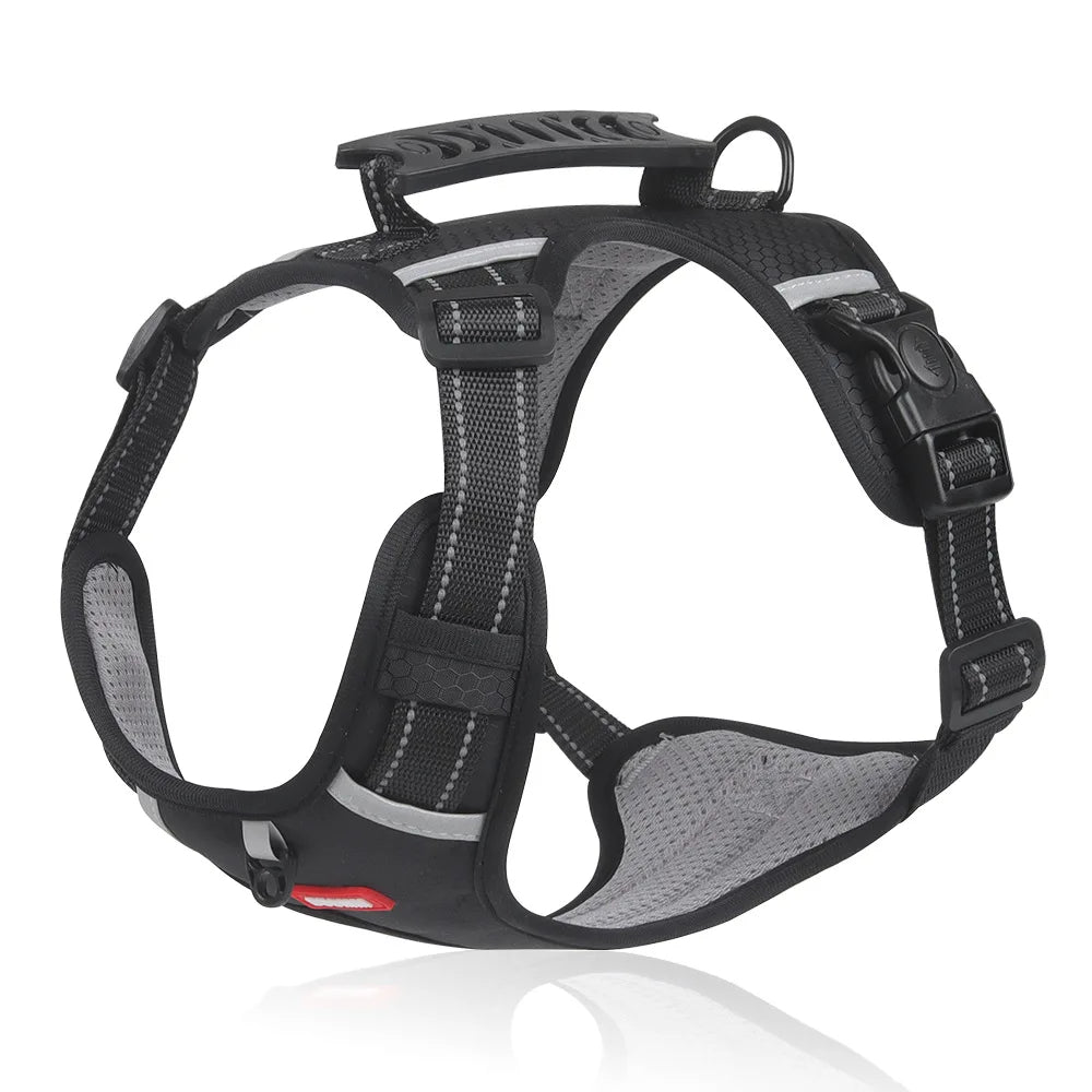 DogsControl  Anti-Trek Hondentuig – Verstelbaar & Ademend Veiligheidstuig met Reflectie