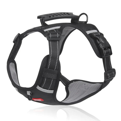 DogsControl  Anti-Trek Hondentuig – Verstelbaar & Ademend Veiligheidstuig met Reflectie