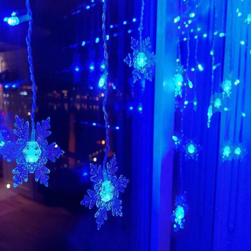 SneeuwLicht LED Gordijnverlichting – Decoratief en Herbruikbaar