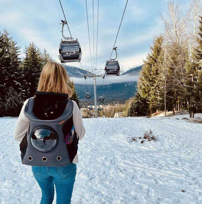 Ruimzicht Kattenrugzak – Comfortabele Huisdierdrager met Bubbelvenster