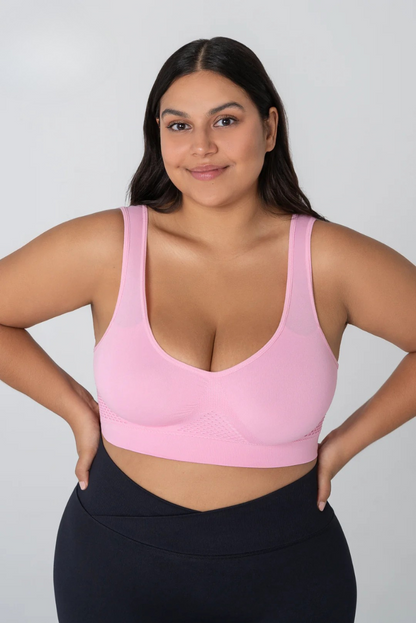 Dames Naadloze Comfort BH met Ademend Materiaal en Ondersteuning
