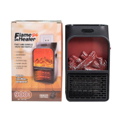 Compacte PTC Wandkachel met Vlameffect – 500W Draagbare Verwarming