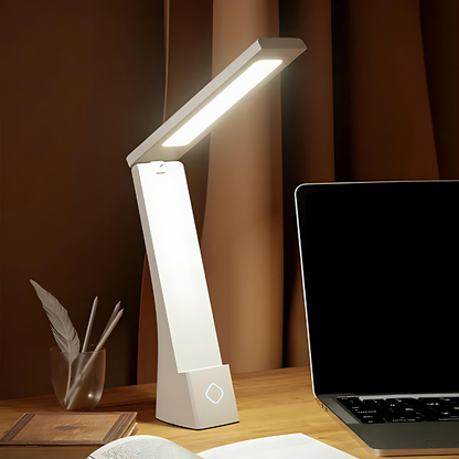 LumiFold LED Tafellamp Opvouwbaar Dimbaar Aluminium Bureaulamp 35 cm