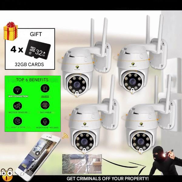 SmartCam Set 4X – Complete Draadloze Beveiligingscamera Set