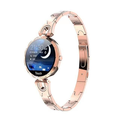 PolsVital Dames Smartwatch – Waterdicht, Gezondheids- en Fitnessmonitor in Stijlvol Design