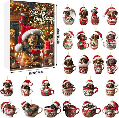 Hondenvreugd Kerst Adventskalender – 24-dagen Teckelaccessoires